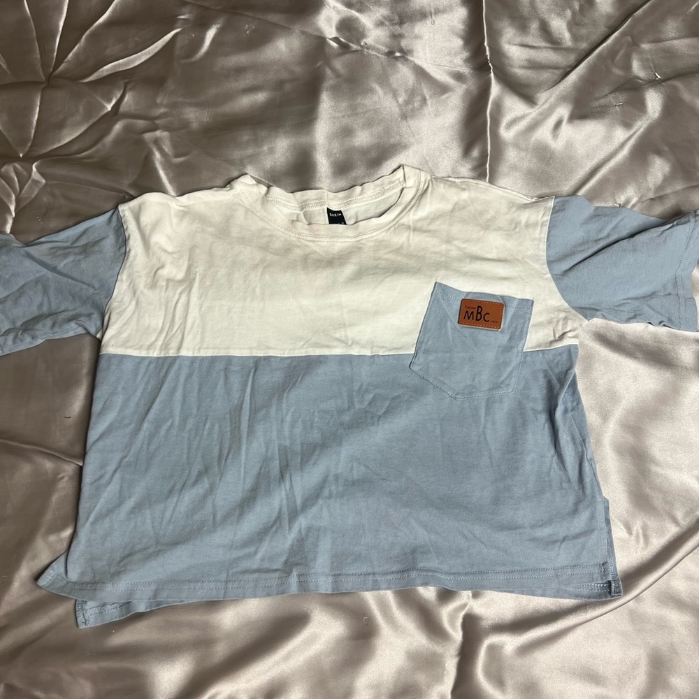 Blue & White Tee